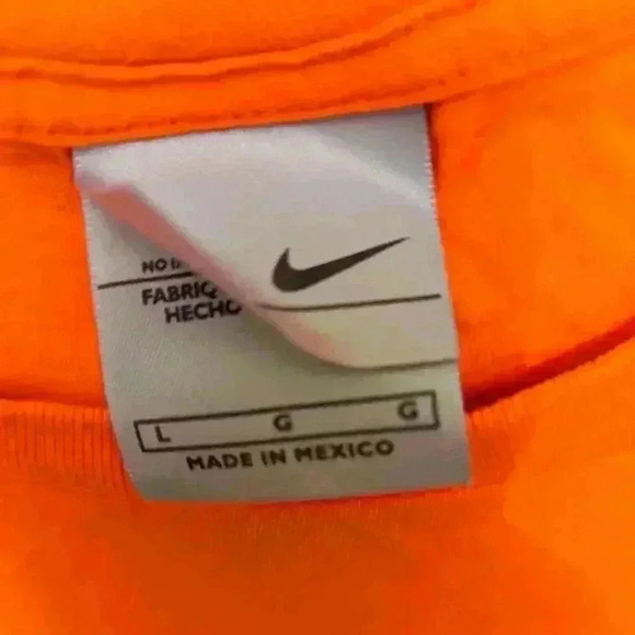 Vintage Nike Netherlands KNVB T Shirt  Orange Womens Large - excellent condition - Picture 3 of 4